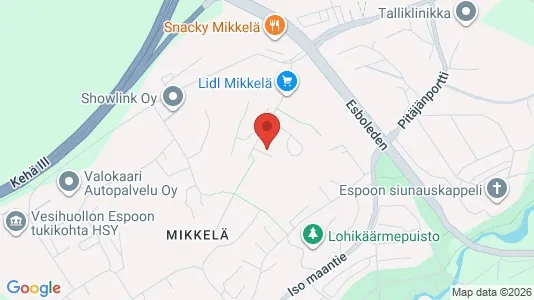 Apartments for rent i Espoo - kort over placeringen