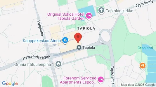 Apartments for rent i Espoo - kort over placeringen