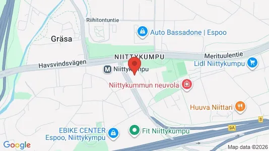 Apartments for rent i Espoo - kort over placeringen