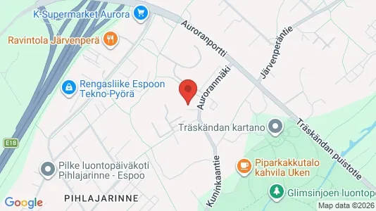 Apartments for rent i Espoo - kort over placeringen