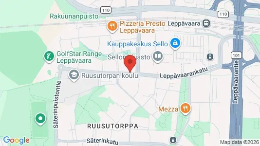 Apartments for rent i Espoo - kort over placeringen