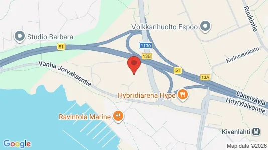 Apartments for rent i Espoo - kort over placeringen