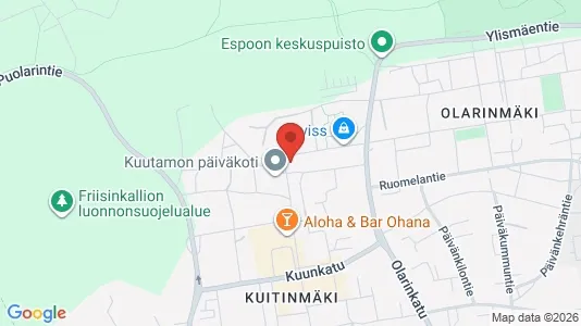 Apartments for rent i Espoo - kort over placeringen