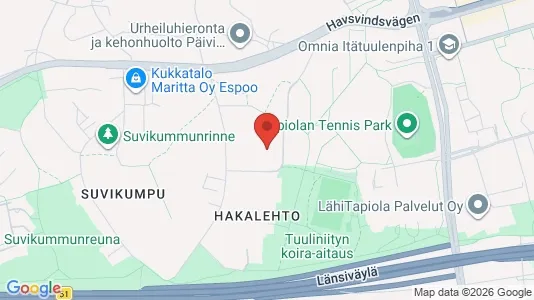 Apartments for rent i Espoo - kort over placeringen