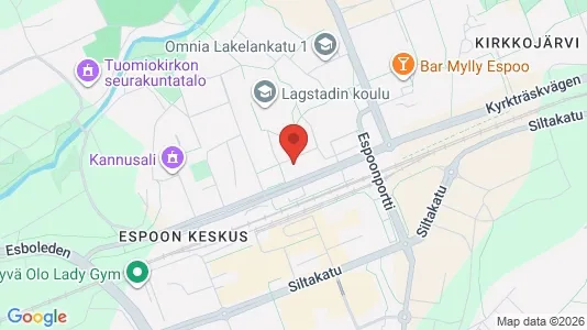 Apartments for rent i Espoo - kort over placeringen