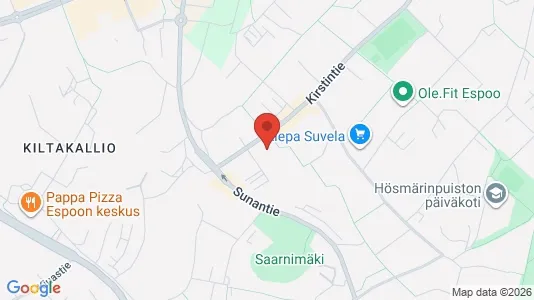 Apartments for rent i Espoo - kort over placeringen