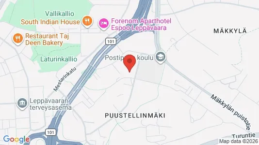 Apartments for rent i Espoo - kort over placeringen