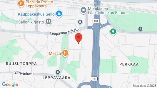 Apartments for rent i Espoo - kort over placeringen