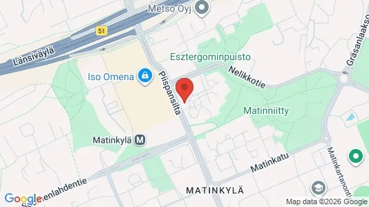 Apartments for rent i Espoo - kort over placeringen