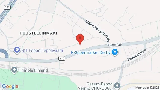 Apartments for rent i Espoo - kort over placeringen