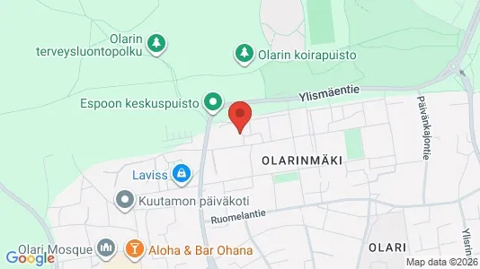 Apartments for rent i Espoo - kort over placeringen