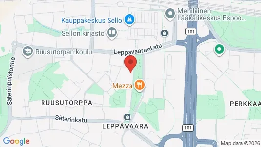 Apartments for rent i Espoo - kort over placeringen