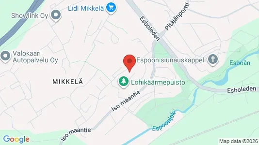 Apartments for rent i Espoo - kort over placeringen