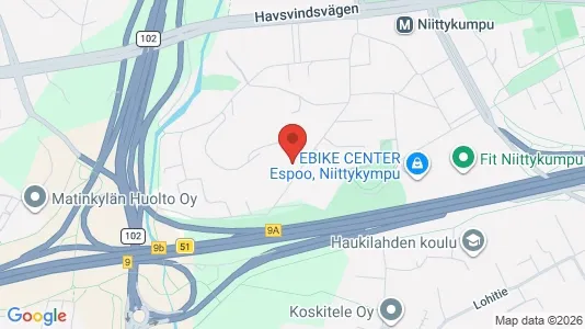 Apartments for rent i Espoo - kort over placeringen