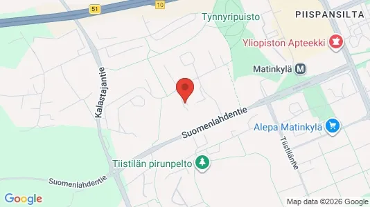 Apartments for rent i Espoo - kort over placeringen