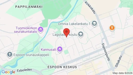 Apartments for rent i Espoo - kort over placeringen