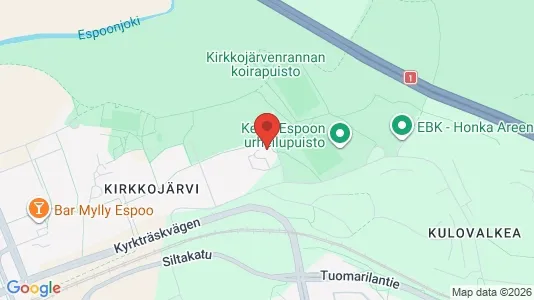 Apartments for rent i Espoo - kort over placeringen