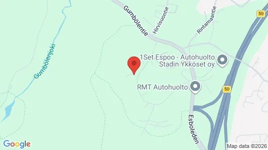 Apartments for rent i Espoo - kort over placeringen
