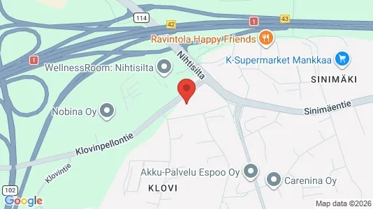 Apartments for rent i Espoo - kort over placeringen