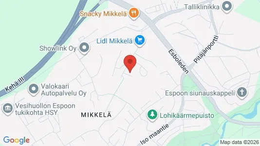 Apartments for rent i Espoo - kort over placeringen