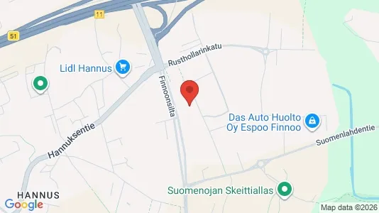 Apartments for rent i Espoo - kort over placeringen
