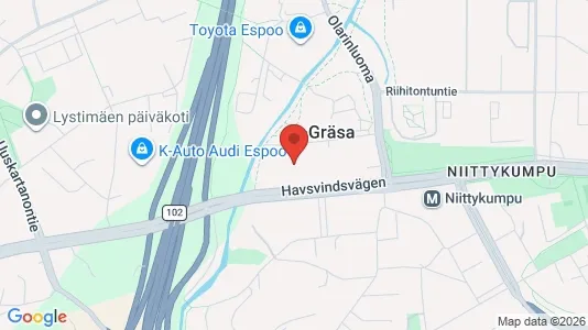 Apartments for rent i Espoo - kort over placeringen