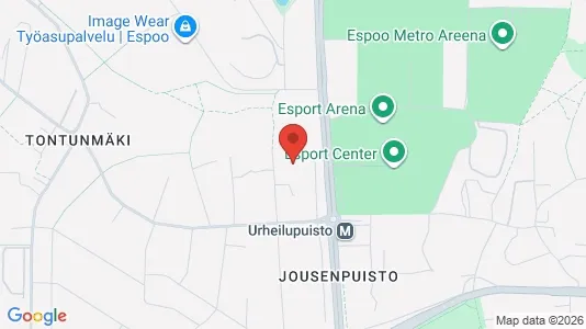 Apartments for rent i Espoo - kort over placeringen