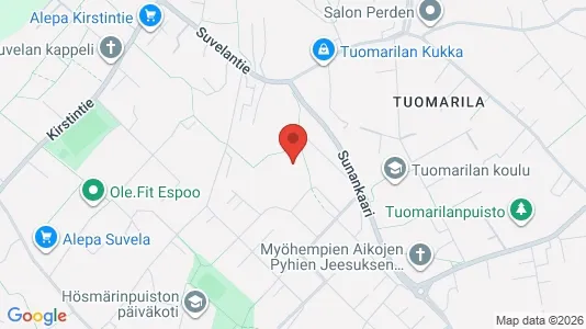 Apartments for rent i Espoo - kort over placeringen