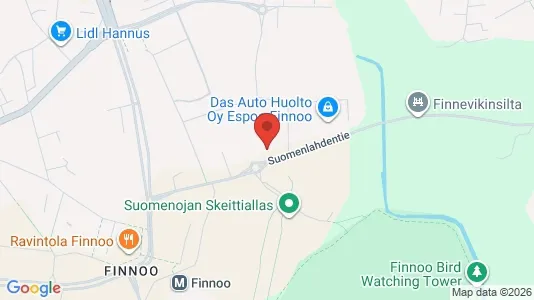 Apartments for rent i Espoo - kort over placeringen