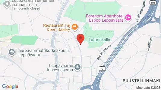 Apartments for rent i Espoo - kort over placeringen