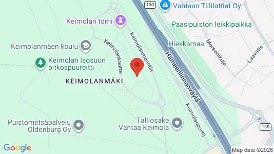 Apartments for rent i Vantaa - kort over placeringen