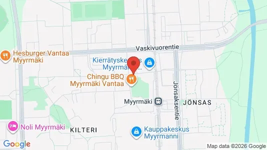 Apartments for rent i Vantaa - kort over placeringen