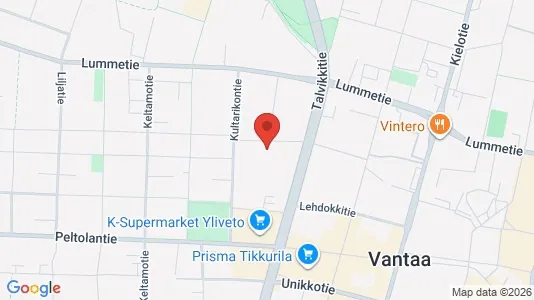 Apartments for rent i Vantaa - kort over placeringen