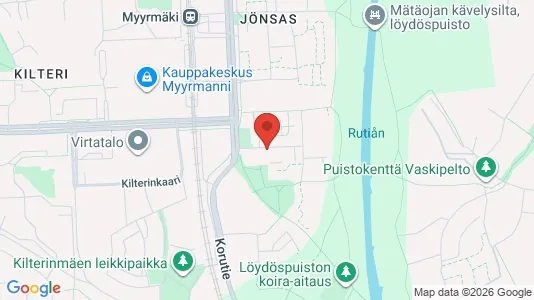 Apartments for rent i Vantaa - kort over placeringen