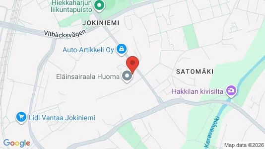 Apartments for rent i Vantaa - kort over placeringen