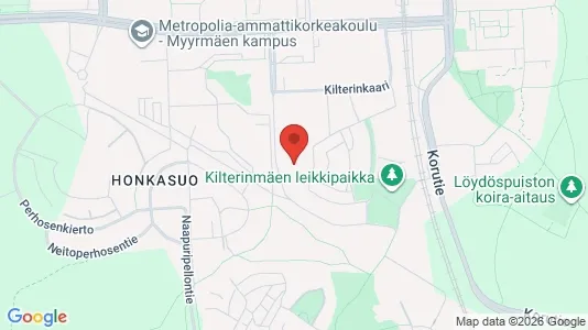 Apartments for rent i Vantaa - kort over placeringen
