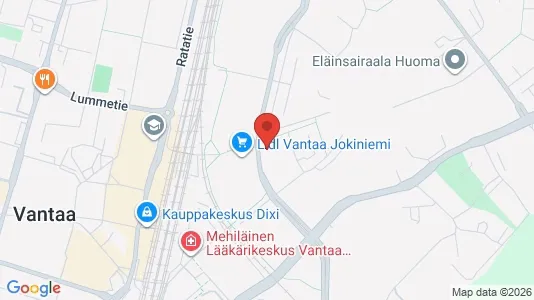 Apartments for rent i Vantaa - kort over placeringen