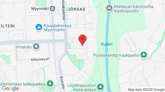 Apartments for rent i Vantaa - kort over placeringen