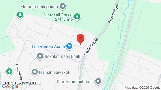Apartments for rent i Vantaa - kort over placeringen