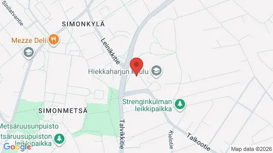 Apartments for rent i Vantaa - kort over placeringen