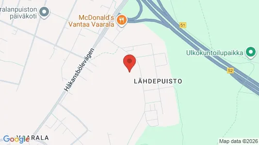 Apartments for rent i Vantaa - kort over placeringen
