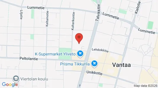 Apartments for rent i Vantaa - kort over placeringen