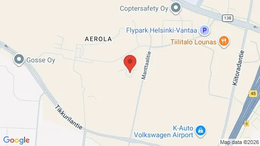 Apartments for rent i Vantaa - kort over placeringen