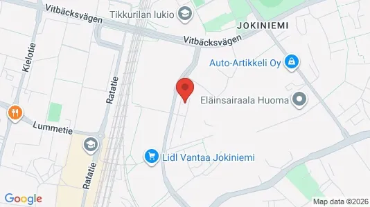 Apartments for rent i Vantaa - kort over placeringen