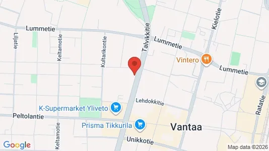 Apartments for rent i Vantaa - kort over placeringen