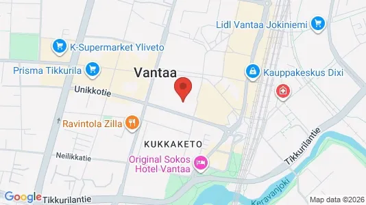 Apartments for rent i Vantaa - kort over placeringen