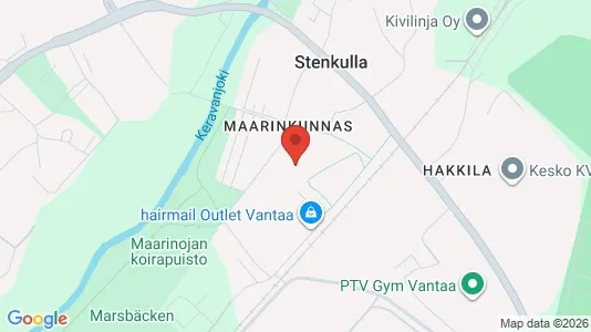 Apartments for rent i Vantaa - kort over placeringen