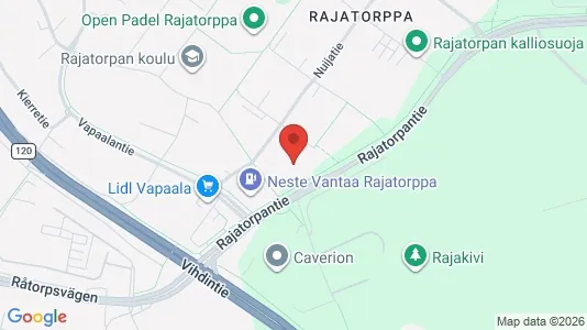 Apartments for rent i Vantaa - kort over placeringen