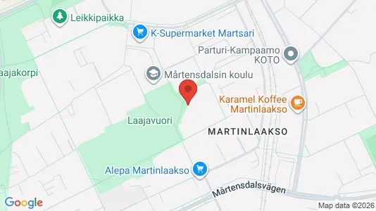 Apartments for rent i Vantaa - kort over placeringen