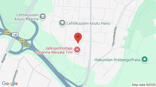 Apartments for rent i Vantaa - kort over placeringen
